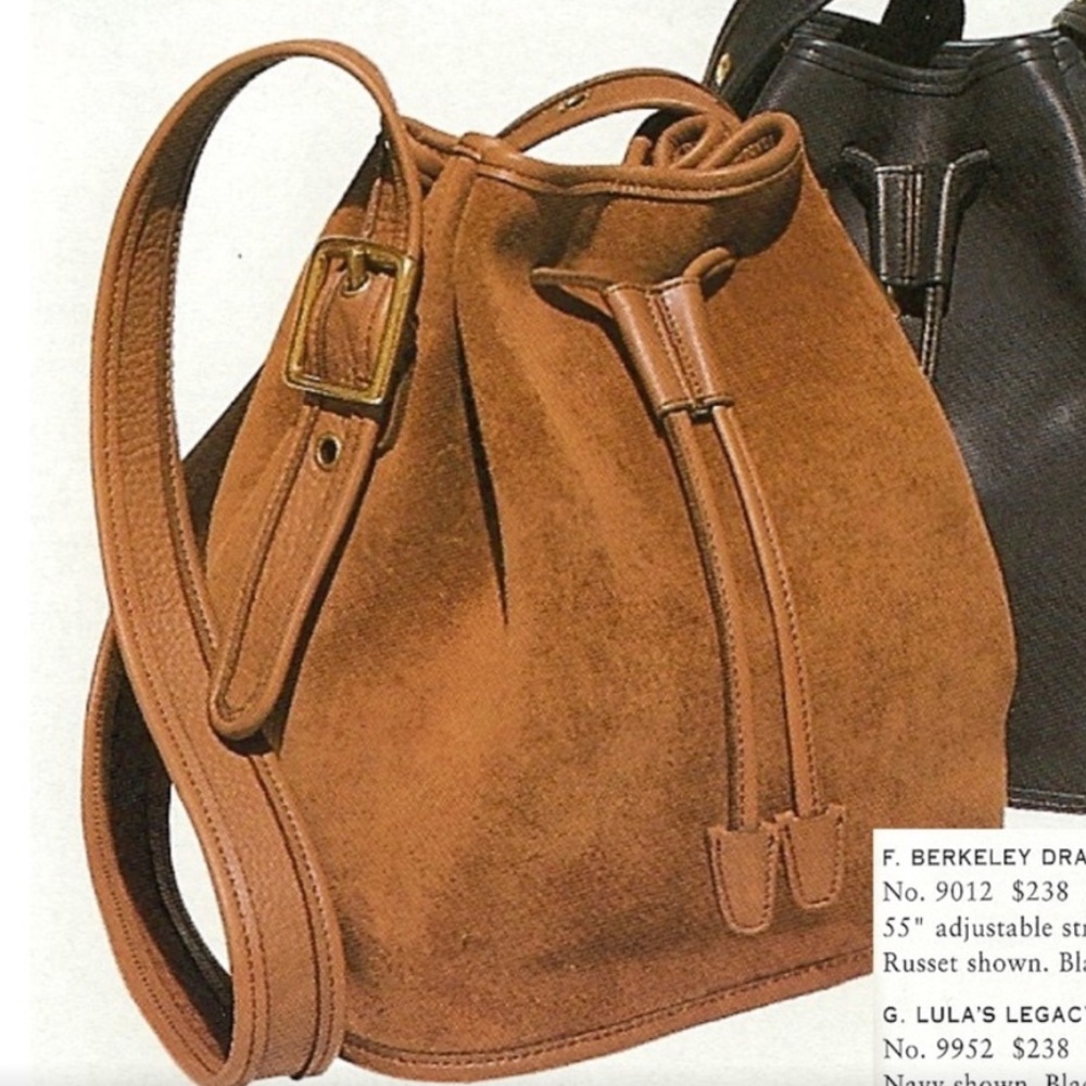 Vintage Coach Berkeley Drawstring Bucket Bag